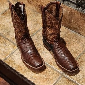 SOLD!!! Tony Lama Ostrich Boots - 10B